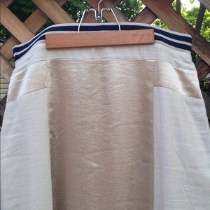 Free people | skirt silver satin size large